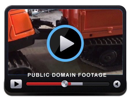 Video of how the steering on a BV206 works using center point hydraulic articulation